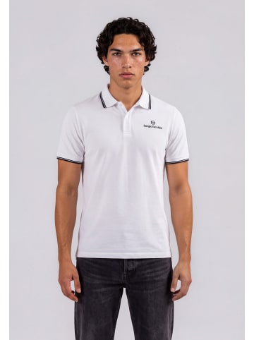 Sergio Tacchini Polo Shirt in gardenia/navy
