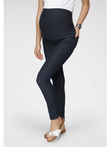 neun 9 monate Umstandsjeans in rinsed