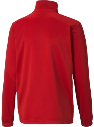 Puma Pullover "TeamRISE 1/4 Zip Top Jr" in Rot
