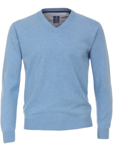 Redmond V-Ausschnitt Pullover in blau