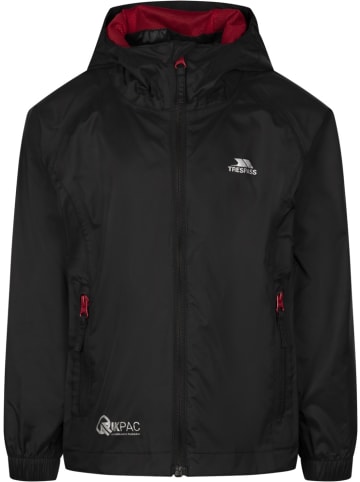 Trespass Kinder Winterjacke "Qikpac Jacket Packaway Jacket" in Schwarz