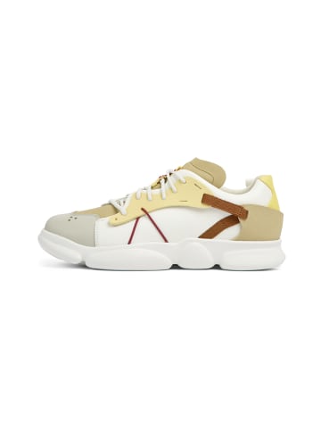 Camper Sneaker " Karst " in Weiß / Gelb / Beige