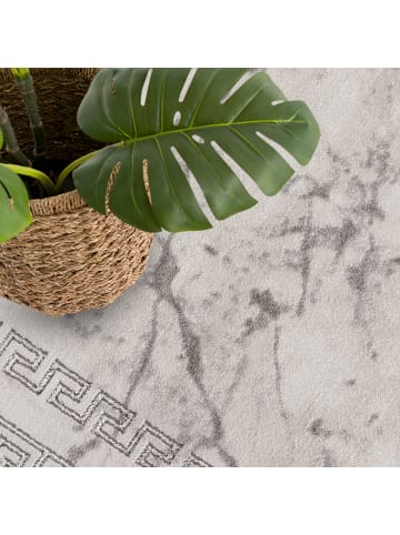 payé Teppich Kurzflor Vintage Bodüre Muster