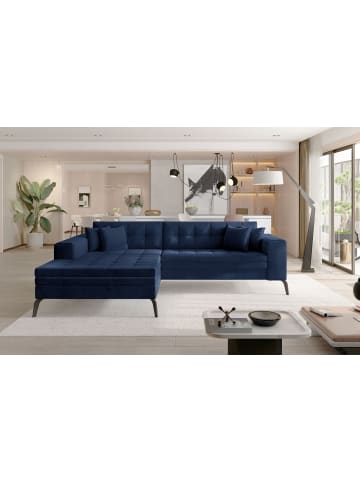 MF Design Sokka Recamiere Links in Navyblau -  (L) 292 x (B) 292 x (H) 84 cm