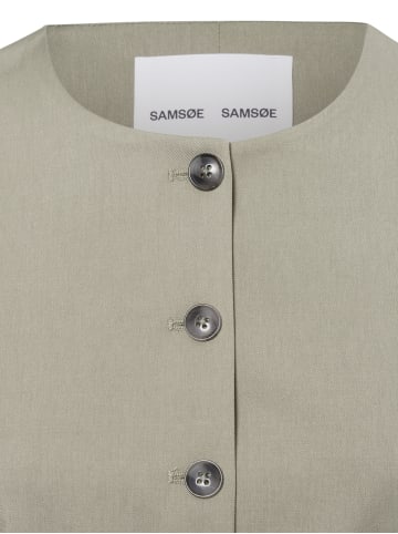 SAMSOE & SAMSOE Weste Saruma in schilf - 0001