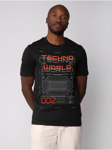 wat? Apparel T-Shirt Technoworld in Schwarz