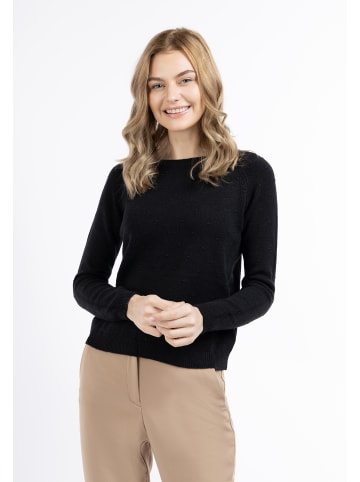 DreiMaster Klassik Damen Strick Pullover in SCHWARZ