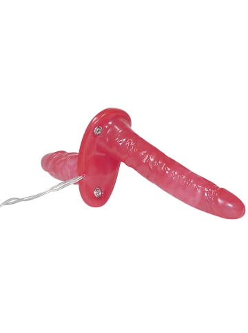 Bad Kitty Strap-On Duo in rot