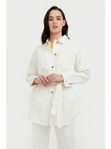 Finn Flare Jeansjacke Used in white