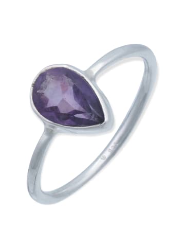 mantraroma 925er Silber - Ringe mit Amethyst facettiert