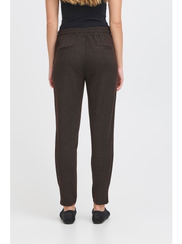 ICHI Casual IHKATE Regular fit in BLACK BROWN HERRINGBONE