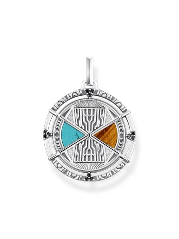 Thomas Sabo Anhänger in silberfarben, braun, türkis, schwarz