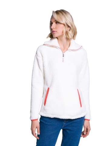 Gina Laura Sweatshirt in schneeweiß