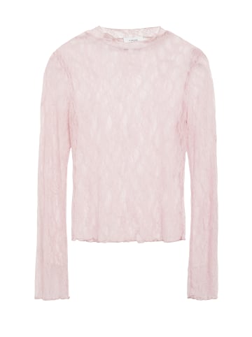 comma Langarmshirt in rosa