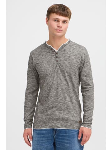 !SOLID Longsleeve SDBelagos 21102998ME Langarmshirt im Double-Layer Look in Schwarz