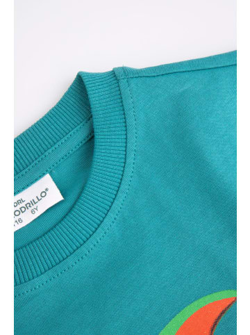 Coccodrillo T-Shirt mit kurzen Ärmeln in türkis