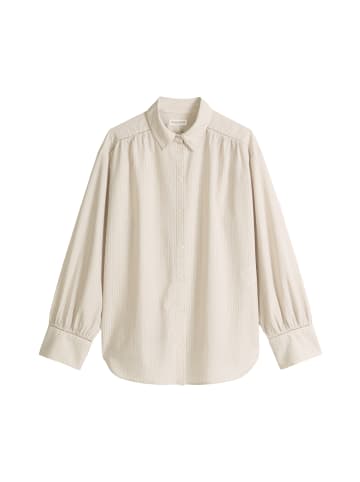 Marc O'Polo Streifen-Bluse relaxed in Offwhite