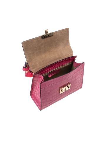 FELIPA Henkeltasche Aus Leder in Fuchsia