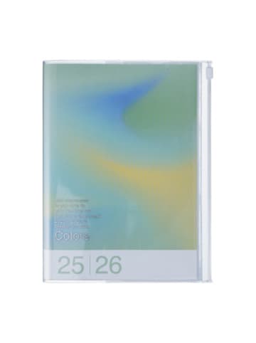 Marks Europe Kalender - MARK'S 2025/26 Taschenkalender, A5 Gradient, Green