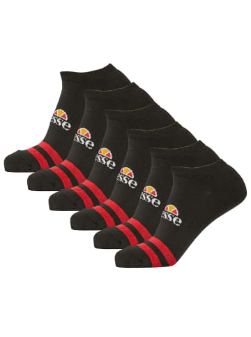 ellesse Socken 6er Pack in Schwarz