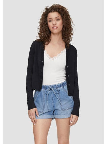 QS Strickjacke in 9999_schwarz