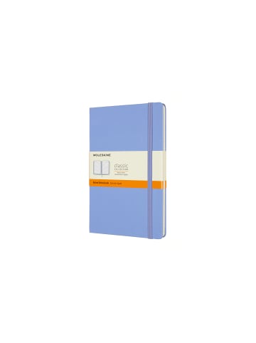 Moleskine Notizbuch mit festem Einband, 70g-Papier Liniert "Classic" in Hortensien Blau