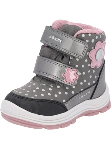 Geox Lauflernschuhe in dk grey/pink