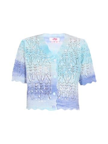 myMo Cardigan in blue multicolor