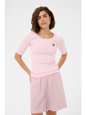 Kaffe T-Shirt kurzarm KAcarna Slim fit in Ballerina