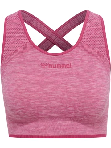 Hummel Hummel Top Hmlmt Training Damen Atmungsaktiv Feuchtigkeitsabsorbierenden Nahtlosen in AZALEA PINK MELANGE