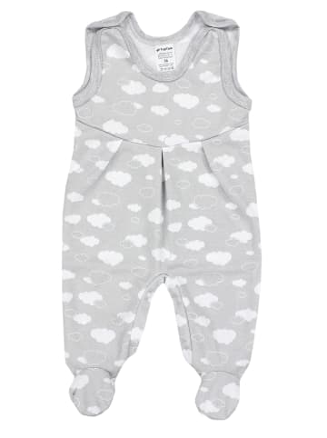 TupTam Baby Mädchen Strampler mit Fuß 3er Pack in rosa/grau