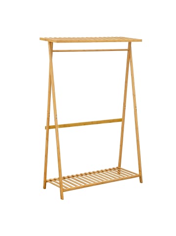 Kleiderständer in Natur - (B)100 x (H)160 x (T)35 cm