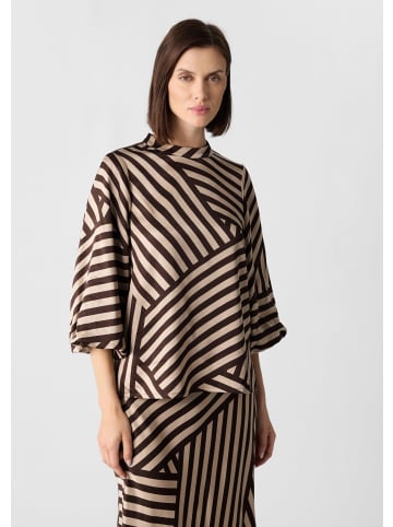 comma Bluse in 89A2_dunkelbraun