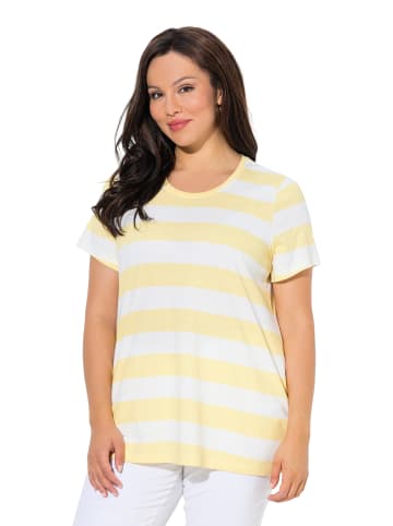 Ulla Popken Shirt in blassgelb