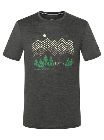 super.natural Merino T-Shirt in grau