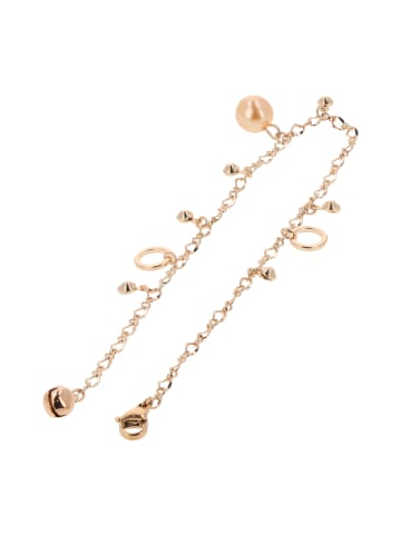 gaya Women Anklet in Rose Gold Orange