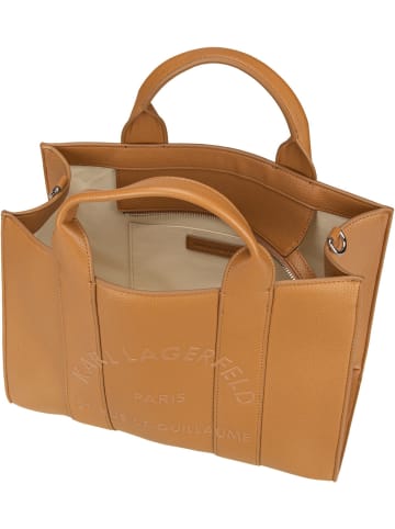 Karl Lagerfeld Handtasche K/RSG Pebble Square Med Tote in Caramel