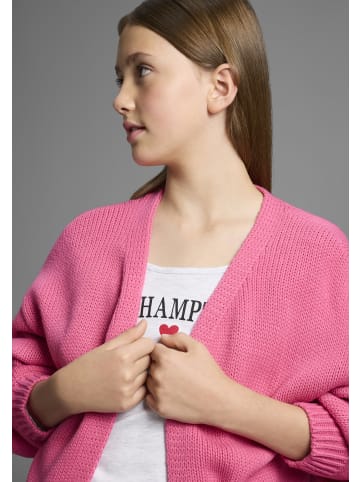 Bruno Banani Strickjacke in pink meliert