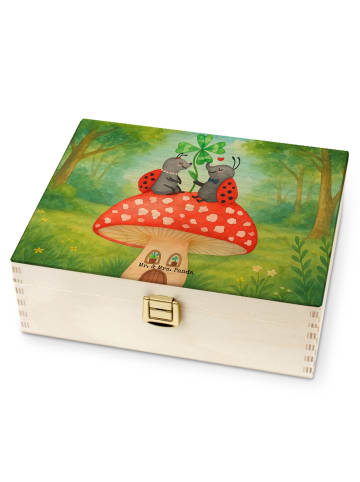 Mr. & Mrs. Panda Teedose Marienkäfer Fliegenpilz Design ohne Spruch in Weiß