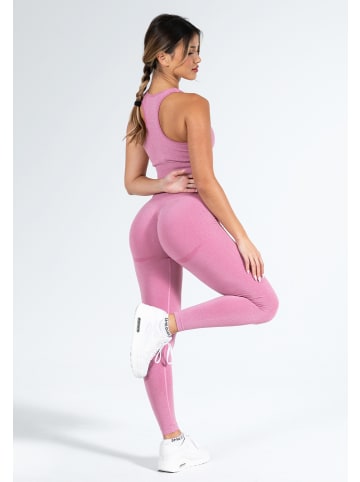 SMILODOX Leggings Amaze Pro in Dunkelpink Melange