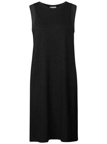 Street One Kleid mit Chiffon-Detail in Schwarz