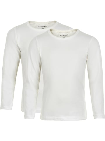 Minymo Kinder Longsleeve in Weiß