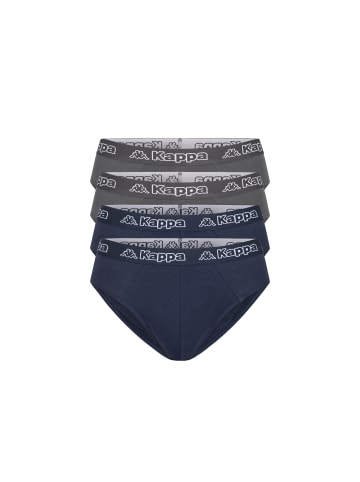 Kappa Kappa 4er Set Herren Slip in 2xNavy 2xAnthrazit