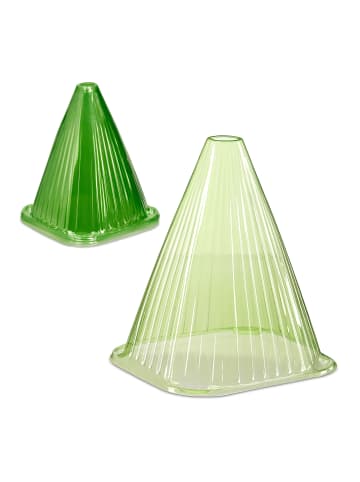 relaxdays 20 x Pflanzenhut in Grün - (B)19 x (H)22 x (T)19 cm