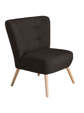 58 aufm Kessel SESSEL Kassi Bezug Flachgewebe Buche natur / schoko