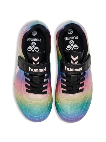Hummel Klettverschluss Fußball Schuh Top Star Fußball Kinder in PINK-A-BOO2