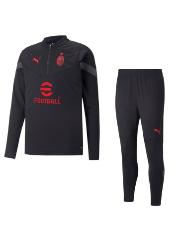 Puma Trainingsanzug AC Mailand in Anthrazit