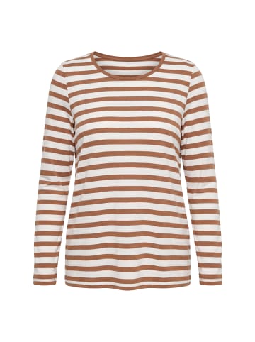 MIAMODA Langarmshirt in zimtbraun