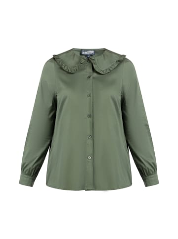 DreiMaster Damen Bluse in Olivgrün