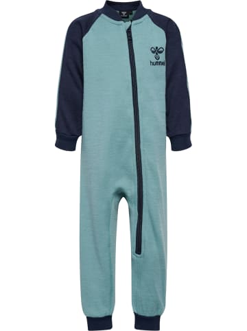 Hummel Strampler Raglanärmel Hmlbello E-Sport Mädchen in MINERAL BLUE